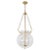 Early 21st Century "Fishbowl" Glass & Brass Pendant 1 For Sale - Image 10 of 10