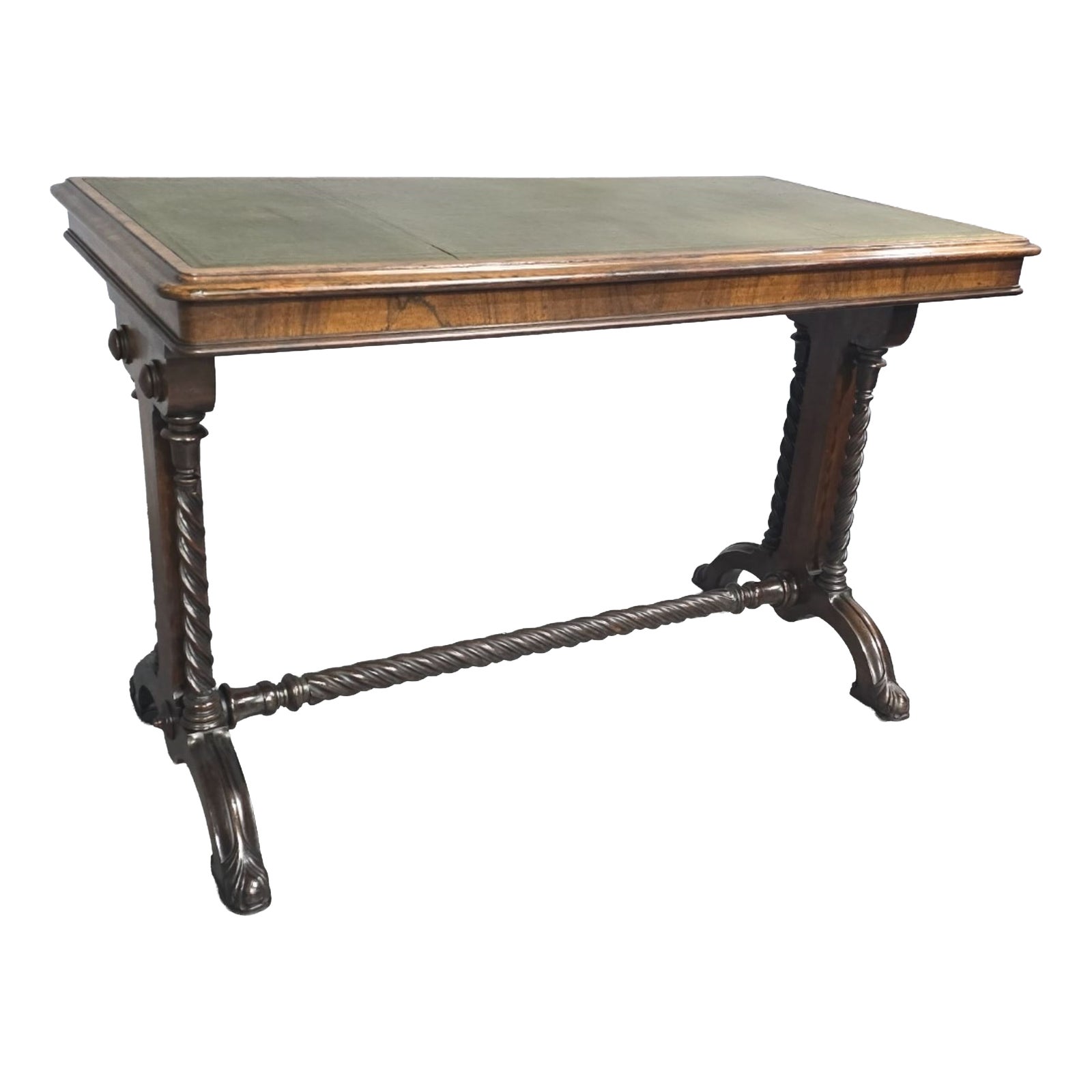Regency Rosewood Library Writing Table, 1810 | Chairish