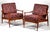 Wood Mid-Century Modern Scandinavian Teak Sculpted Arm Lounge Chairs - Pair For Sale - Image 7 of 7