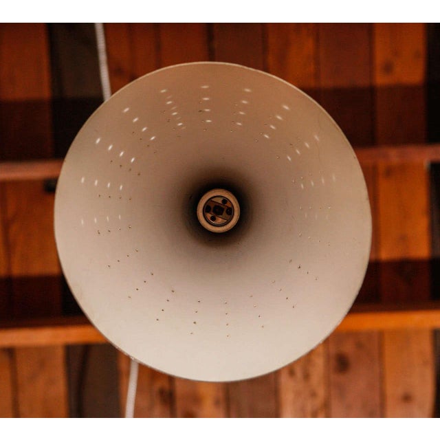 1950s Mid-Century Pendant in the Manner of Stilnovo For Sale In Los Angeles - Image 6 of 7