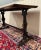 Antique English Bakers Table Sofa Entry Hall Kitchen Island With Cast Iron Base For Sale - Image 4 of 18