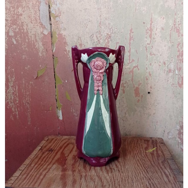 Ceramic Art Nouveau Ceramic Vase, 1890s For Sale - Image 7 of 7