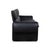 DS-2011 Leather Two-Seater Black Sofa from de Sede For Sale - Image 9 of 12