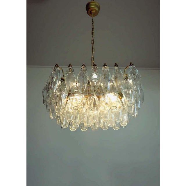 1970s Murano Poliedri Chandeliers, 1970, Set of 2 For Sale - Image 5 of 18