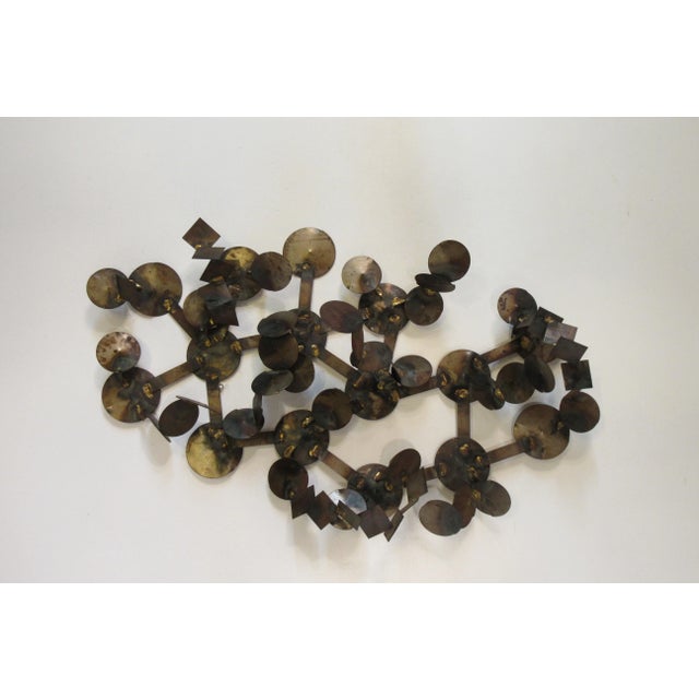 1970s Metal Circular Wall Sculpture For Sale In New York - Image 6 of 12