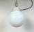 Vintage White Porcelain Pendant Light, 1970s For Sale - Image 6 of 15