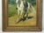 Wood Oil Portrait Painting Wild West Buffalo Bill William Frederick Cody on Grey Horse After Rosa Bonheur For Sale - Image 7 of 11