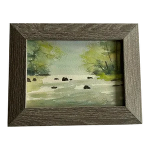 Original Framed Watercolor Painting