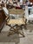 1980’s McGuire for San Francisco Bamboo & Suede Directors Chair Dining Set For Sale In Las Vegas - Image 6 of 12