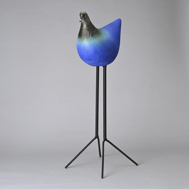 Ceramic Large Bird by Gérald Olivier, Switzerland, 1970 For Sale - Image 7 of 16