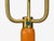Wood 1950s Swedish Modern, Floor Lamp, Stained Wood, Fabric, Sweden For Sale - Image 7 of 13