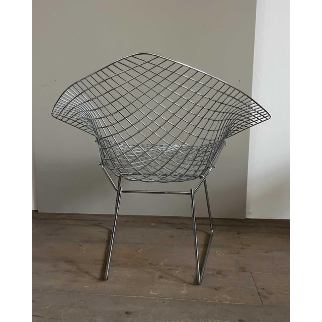 1990s Model 421 Diamond Chair by Harry Bertoia for Knoll, 1999 For Sale - Image 5 of 15