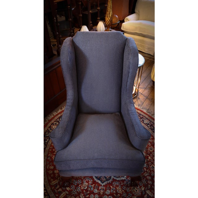 Chippendale Wingback Armchair by Paul Hitchings for Liberty of London, 2010s For Sale - Image 14 of 18