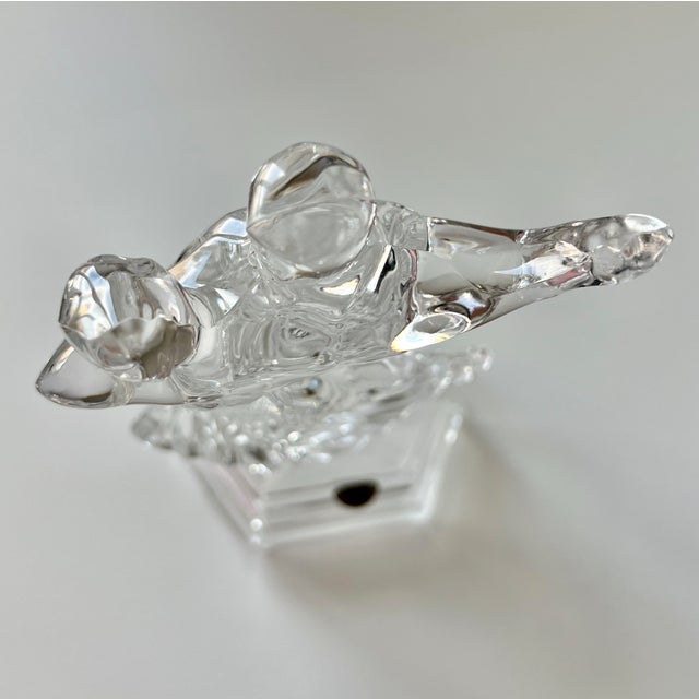 1980s Vintage Italian Lead Crystal Tango Dancers Sculpture by RCR, 1980s For Sale - Image 5 of 18