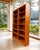 Mid-Century Modern Vintage Danish Modern Teak Double Bookcase Bookshelf Mid Century Hundeved Style Display Shelf For Sale - Image 3 of 16