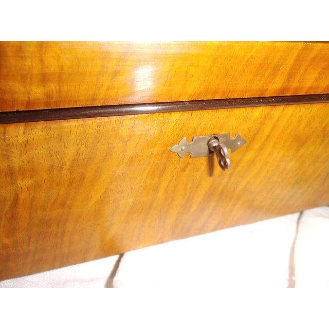 Vintage Biedermeier Sewing Box For Sale - Image 10 of 14