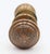 Antique Vernacular Reading Brass Passage Door Knob Set For Sale - Image 4 of 6