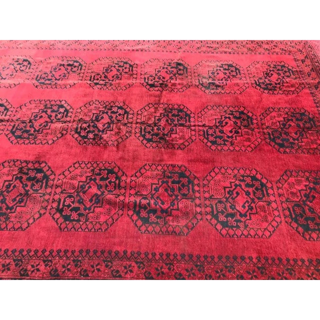1940s Large Ersari Afghan Rug, 1940s For Sale - Image 5 of 13