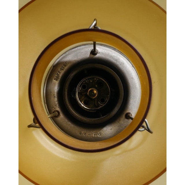 Brown Vintage Danish PH 2/2 Table Lamp by Poul Henningsen for Louis Poulsen, 1930s For Sale - Image 8 of 9