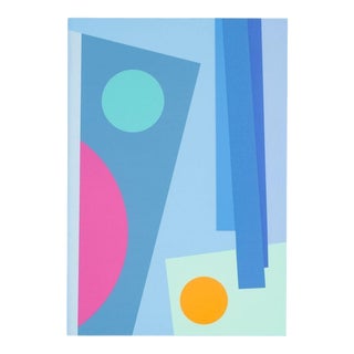 Bamse Kragh-Jacobsen, Colorful Geometric Abstract Work, Serigraph on Paper For Sale
