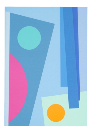 Bamse Kragh-Jacobsen, Colorful Geometric Abstract Work, Serigraph on Paper