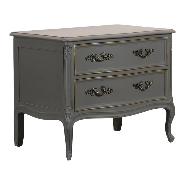 Vintage Henredon Earth Tone Nightstand For Sale