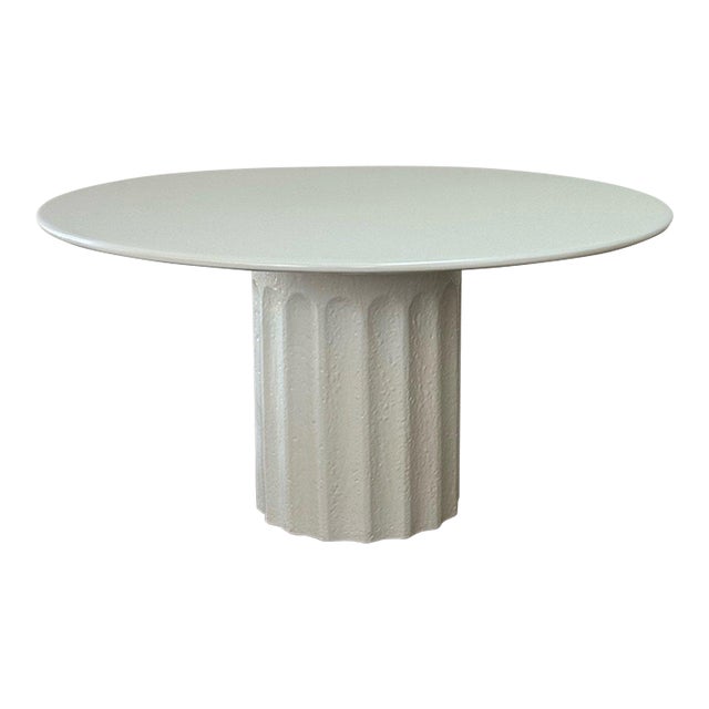 1990s Doric Pedestal Dining Table For Sale