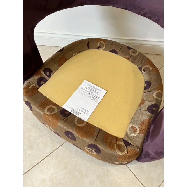 1990s 1990s Weiman Postmodern “Targa” Swivel Lounge Chair For Sale - Image 5 of 7