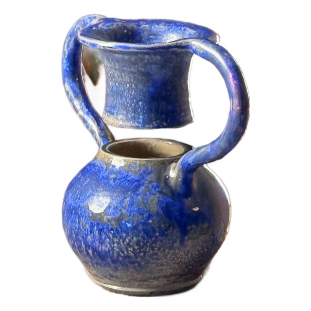 Blue Ceramic Vase For Sale