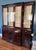 Fine 19th century English regency period Rosewood breakfront bookcase. “Plain and neat” but refined with details such as...
