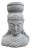 Vintage Stone Garden Dewi Sri Bust Planter For Sale