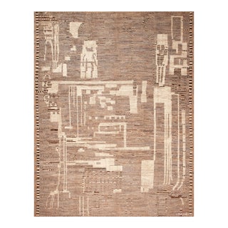 Nazmiyal Collection Modern Abstract Design Rug For Sale