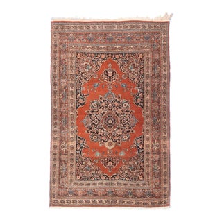 Antique Tabriz Rug 4'4'' x 6'9'' For Sale