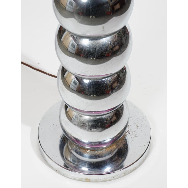 1960s 1960s Stacked Chrome Ball Floor Lamp in the Style of George Kovacs For Sale - Image 5 of 8
