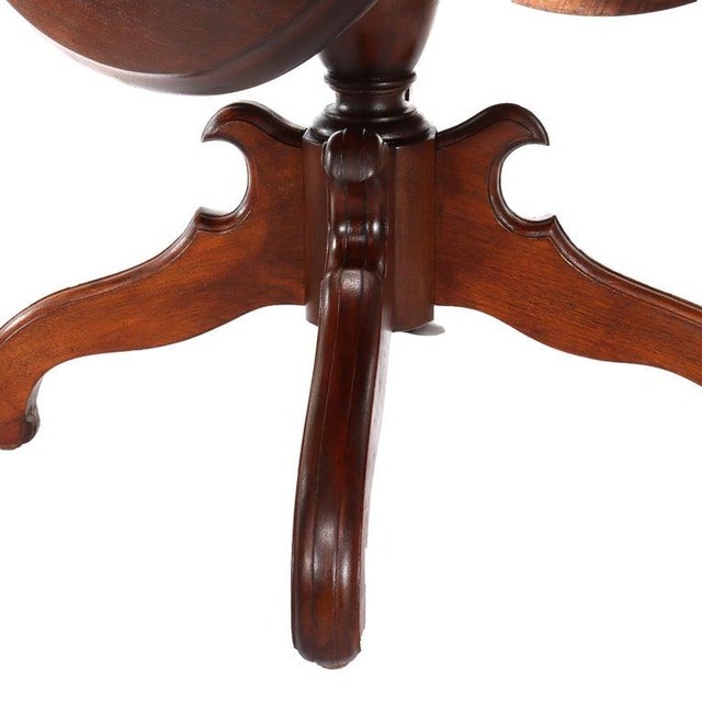 Victorian Antique Victorian Walnut Drop Leaf Table C1890 For Sale - Image 3 of 11