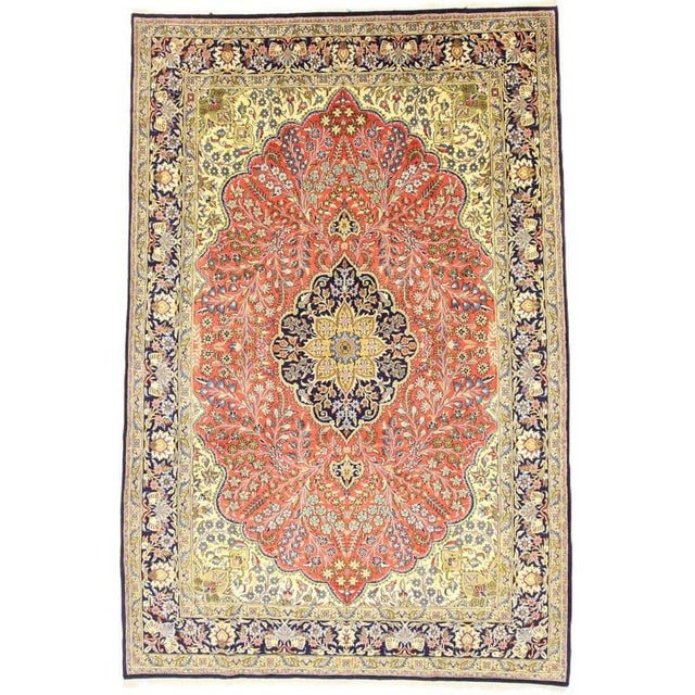 Middle Eastern Rug in Wool For Sale - Image 6 of 7