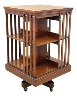 Mahogany Revolving Bookcase, Late 19th Century