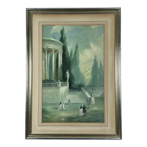 Late 20th Century Print of Tivoli, Italy, Framed