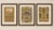 Set of Three Renaissance Religious Ornament Chromolithographs by Albert Racinet An exceptional set of three original...