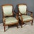 These period mahogany armchairs are distinguished by the soft and complex lines specific to the restoration style. They...