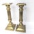 Traditional Vintage Solid Heavy Brass Candlestick Holders - a Pair For Sale - Image 3 of 7