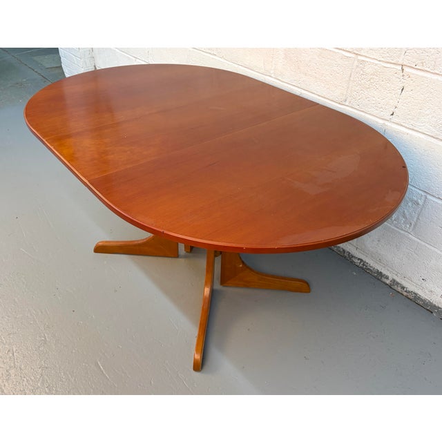 Mid 20th Century Teak Drop-Leaf Dining Table For Sale - Image 4 of 10
