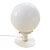 White, Spherical Space Age Table Lamp, Poland 1980s. For Sale - Image 10 of 12