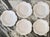 1990s Vintage Bordallo Pinheiro Cabbage White Luncheon Plates, Rimmed - Set of 5 For Sale - Image 5 of 8