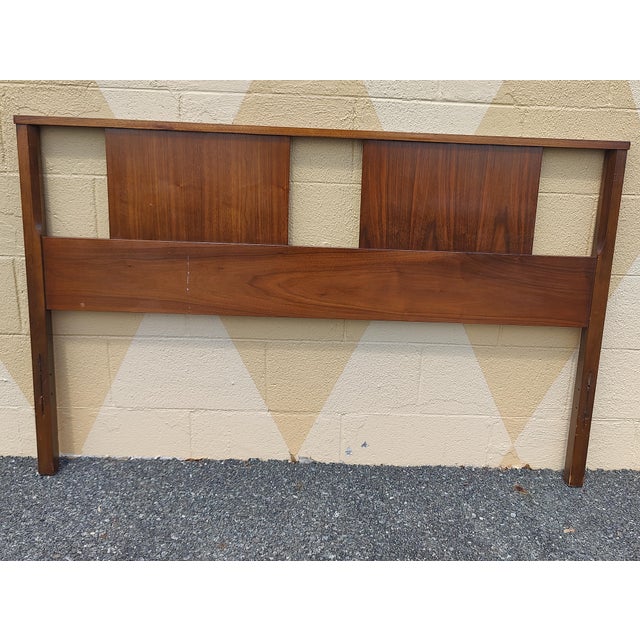 Mid 20th Century Vintage Modern Full Size Headboard For Sale - Image 5 of 5