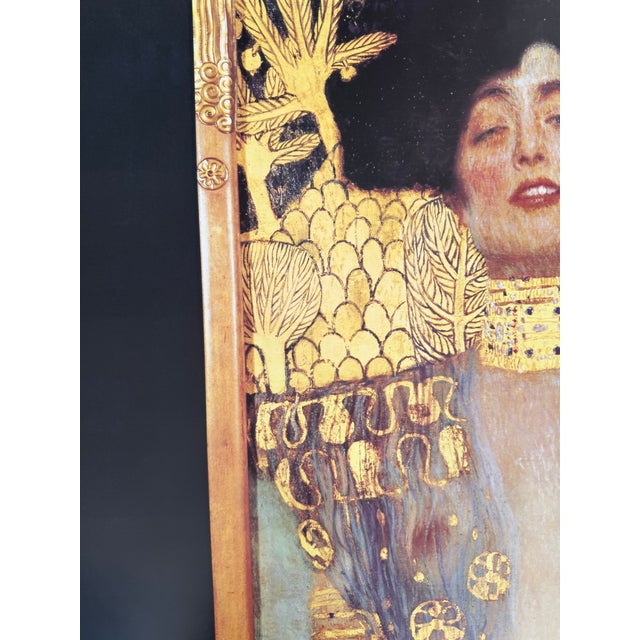 Paper Gustav Klimt (1862-1918), Judith I, 1901, Österreichische Galerie Wien, Exhibition Poster, Vienna 1900 - Art and Design in 1991, Printed in Denmark For Sale - Image 7 of 10