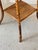 Wood French Antique Tortoiseshell Bamboo & Woven Wicker Sde Table , C1900 For Sale - Image 7 of 12