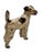 Vintage 1930s American Hubley Manufacturing Company Cast Iron Fox Terrier Dog Doorstop For Sale - Image 9 of 18