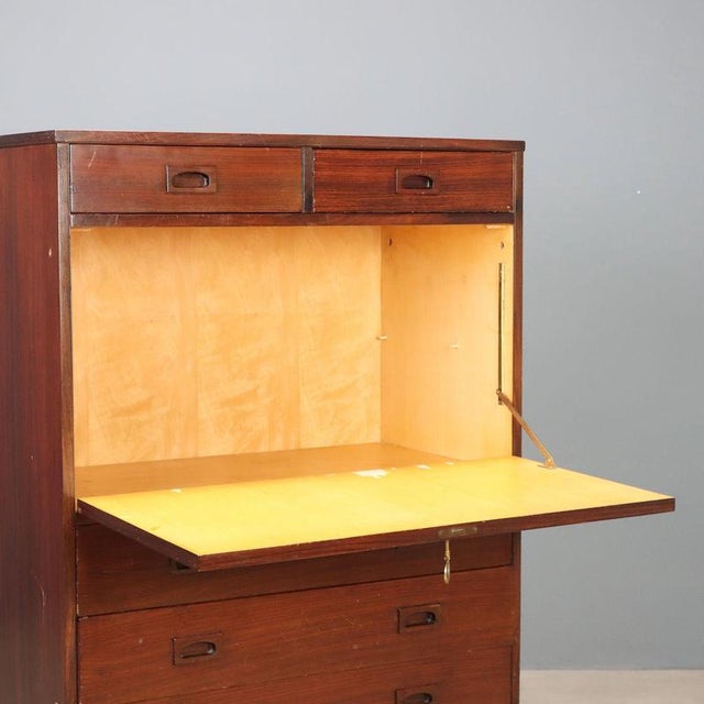 Vintage Sideboard in Stained Mahogany, 1960s For Sale - Image 3 of 10
