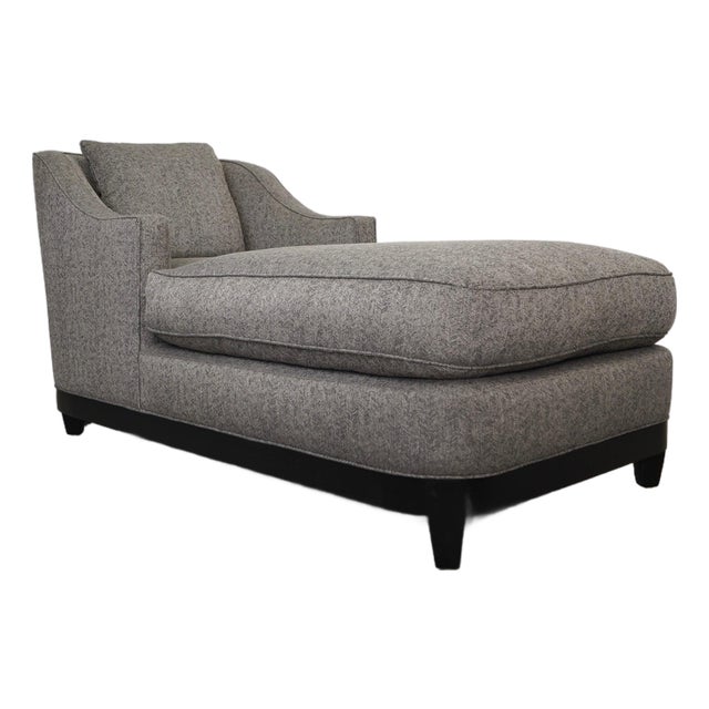 A. Rudin Down Filled Daybed Chaise Lounge Chair For Sale